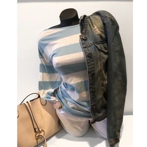 Long sleeve “Forever 21” Stripe Top